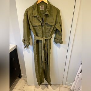 Denim & co Utility Jumpsuit m-l